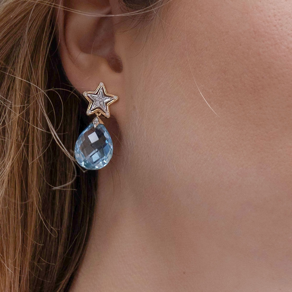 copy of Raggio di sole quadrato  piccolo gold18kt 2