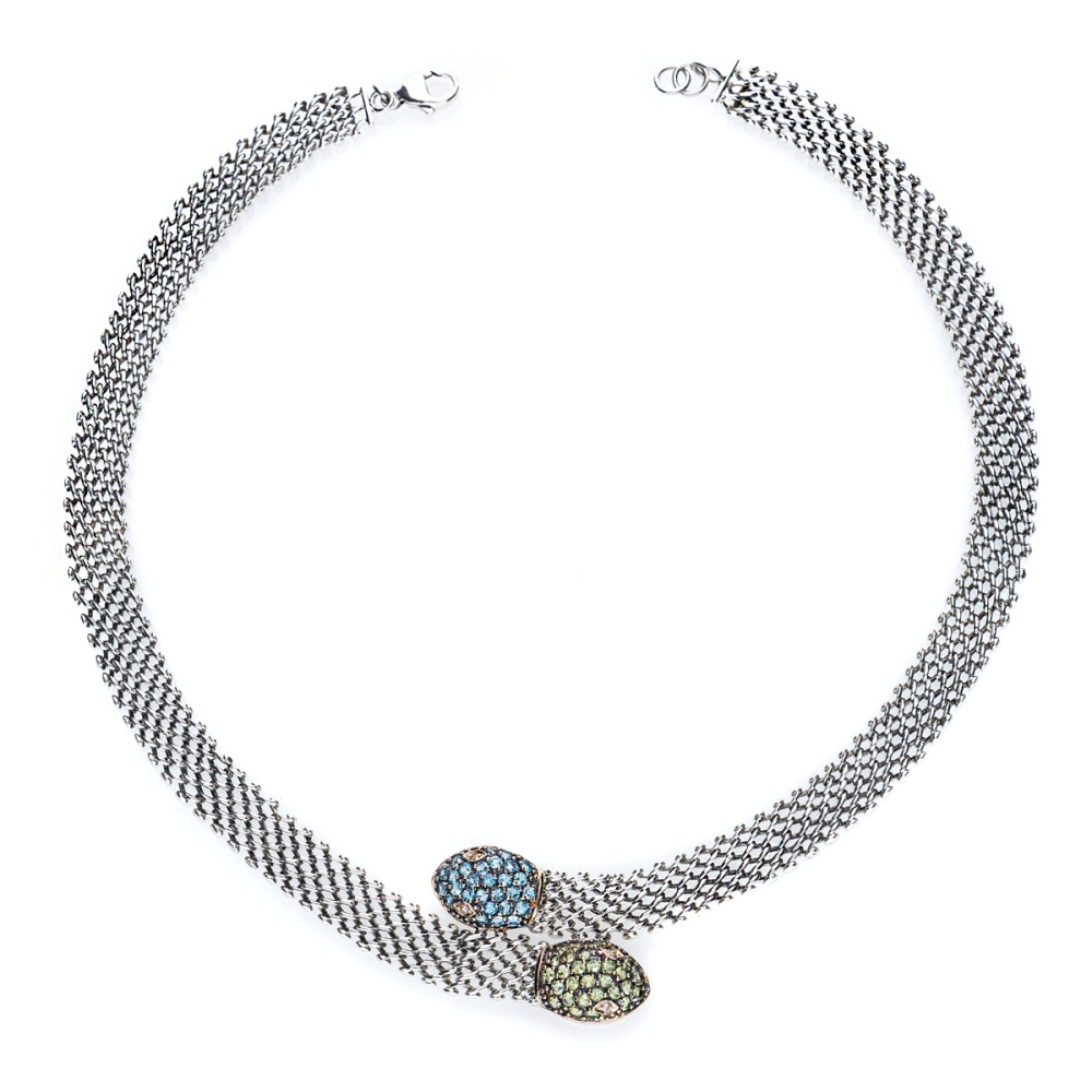 copy of Medievale collana serpente gold9kt&silver