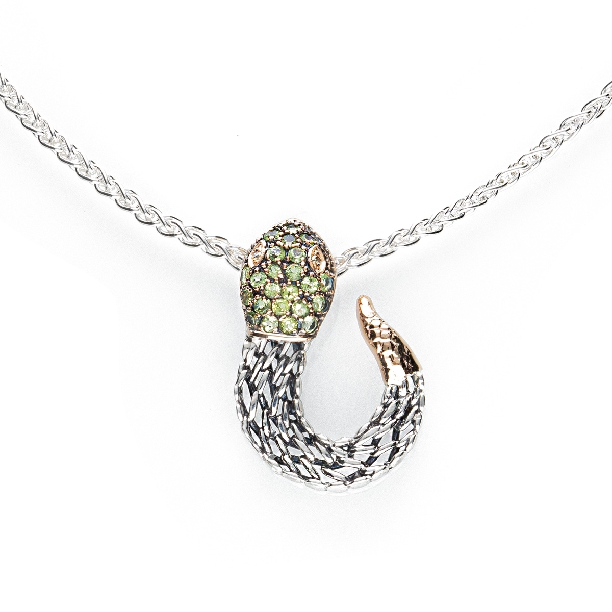 copy of Medievale collana serpente gold9kt&silver