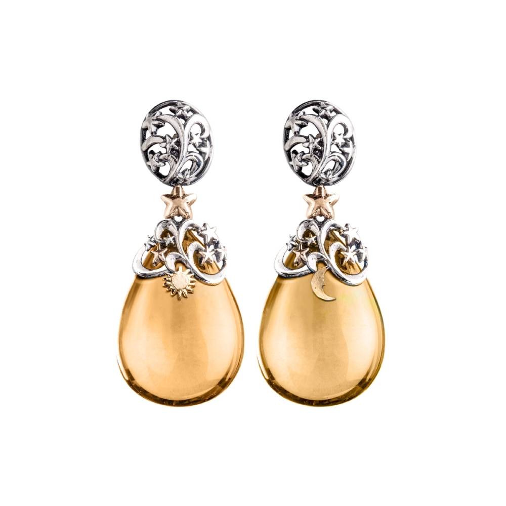 Polvere di stelle gocce silver&gold9kt