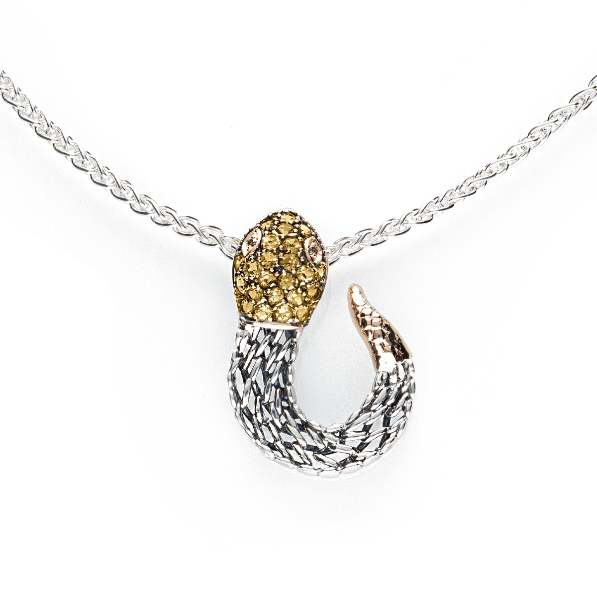 collana Medievale serpente cerchietti