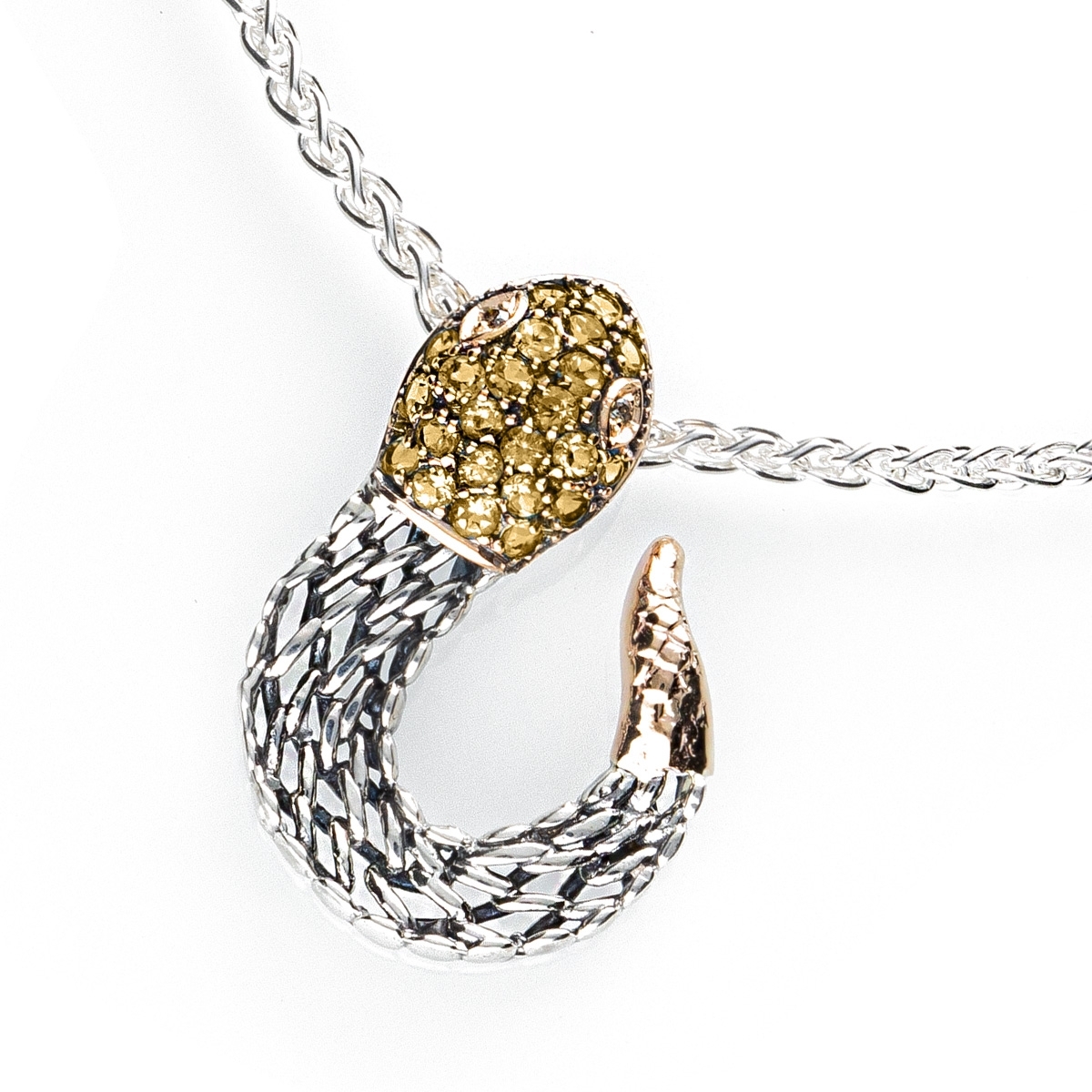 collana Medievale serpente cerchietti