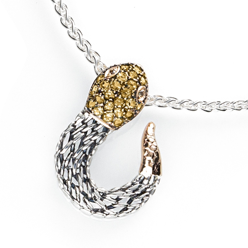 collana Medievale serpente cerchietti