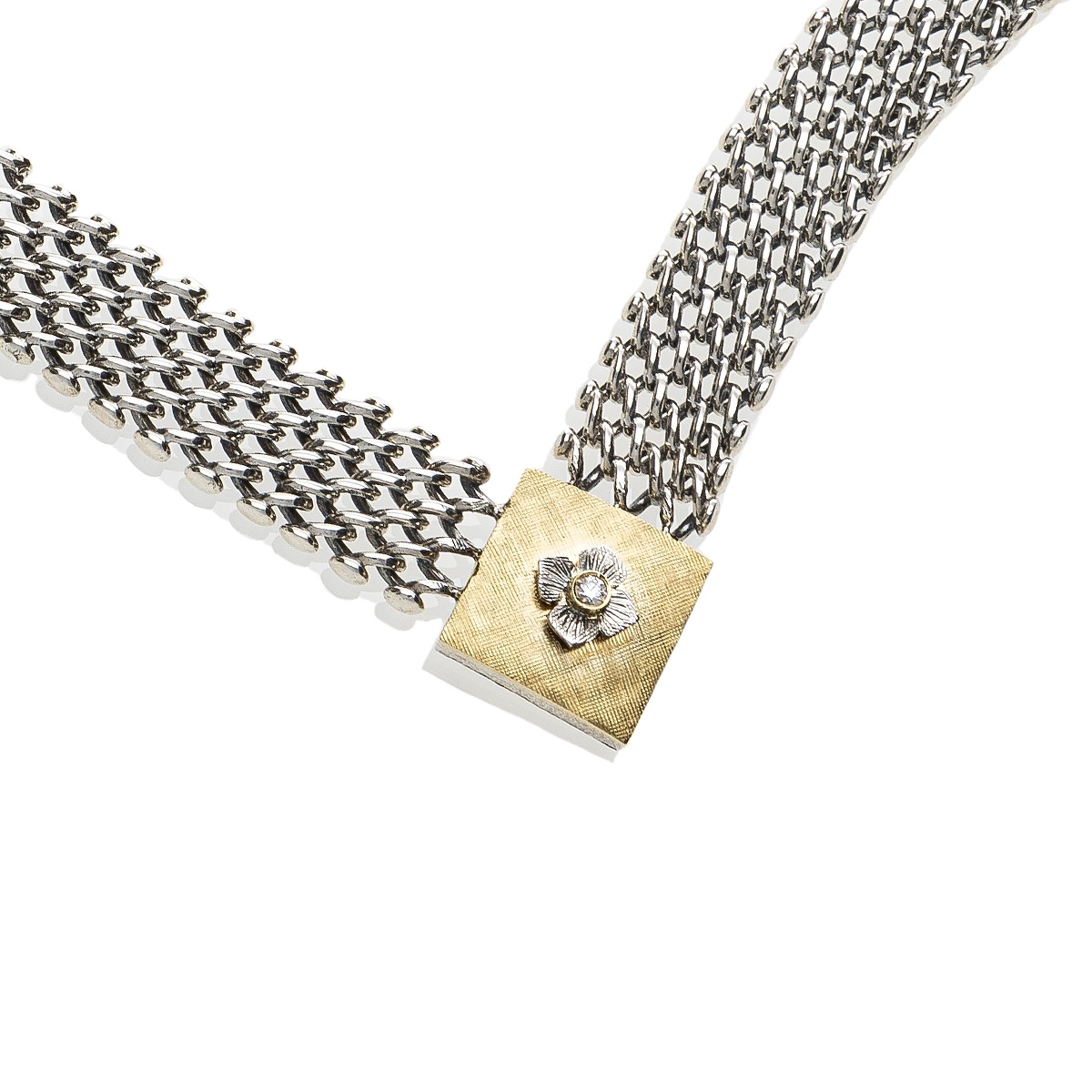 copy of Medievale fiori  piccolo gold18kt&silver