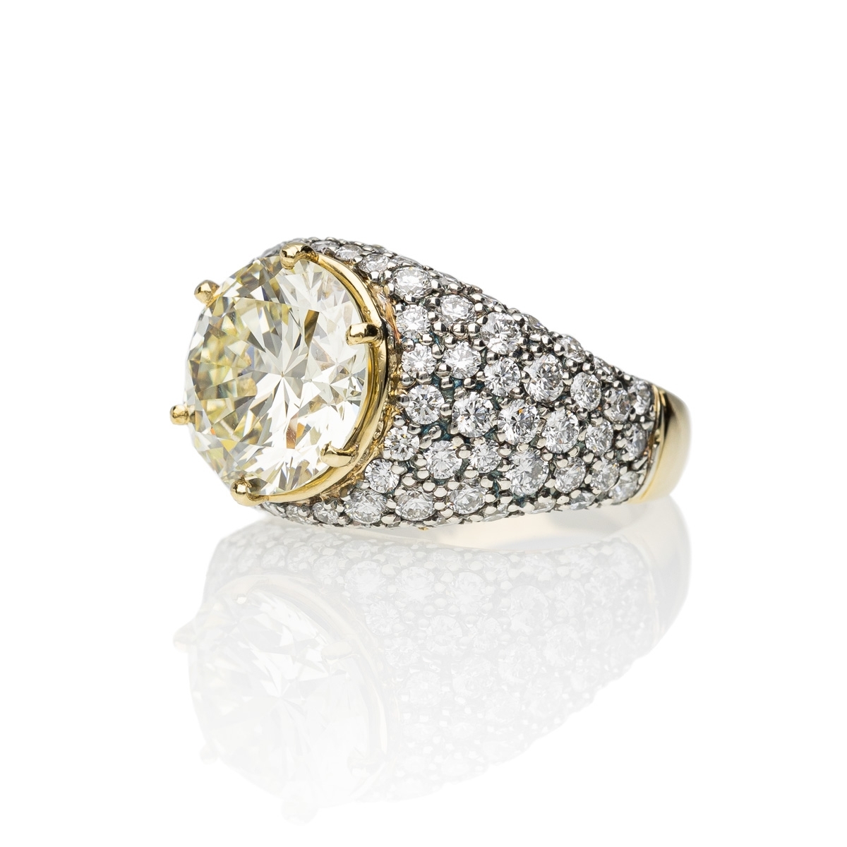 copy of Solitario Abbraccio gold18kt