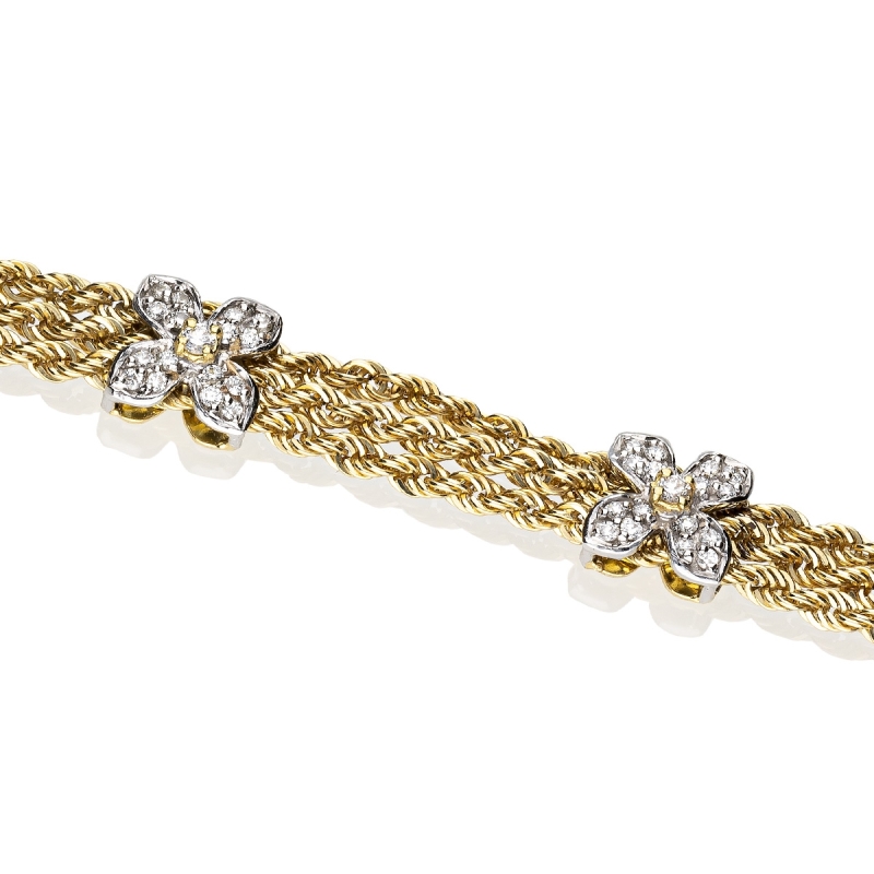 copy of Solitario Abbraccio gold18kt