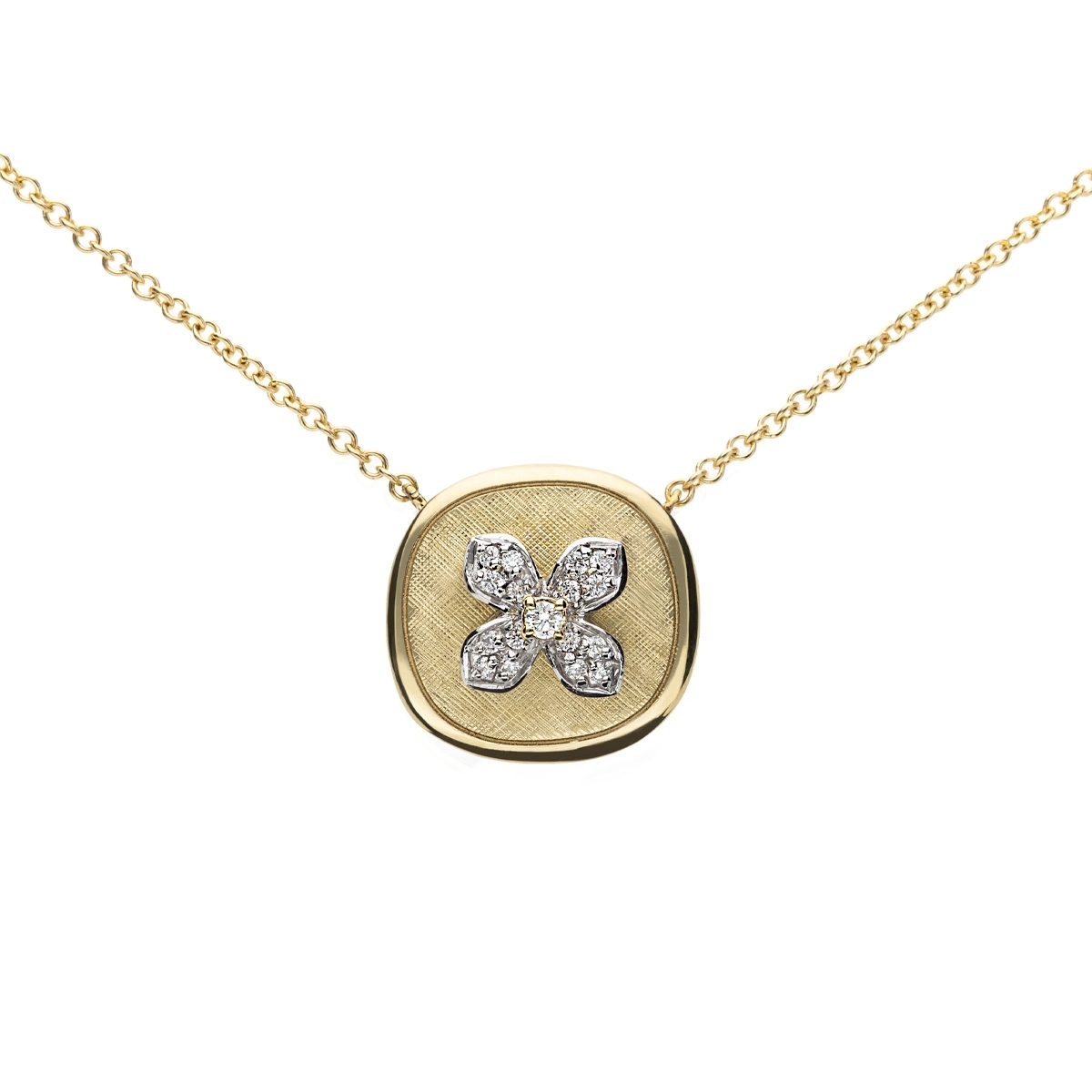 Collana Allegra oro satinato 18 kt