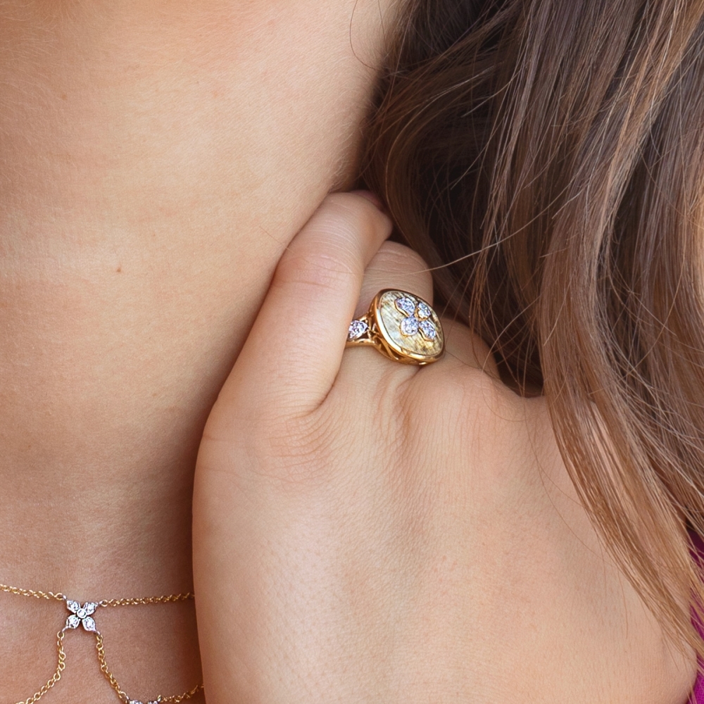 copy of Solitario Abbraccio gold18kt 2