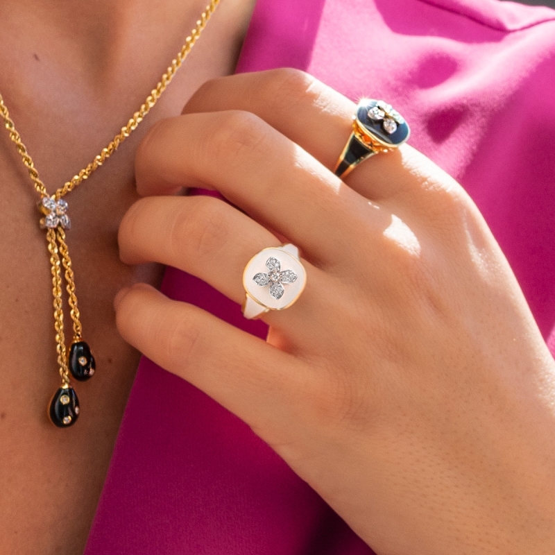 copy of Solitario Abbraccio gold18kt