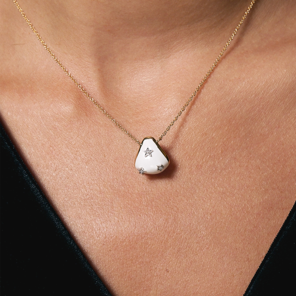 Collana Stella della Sera smalto 2