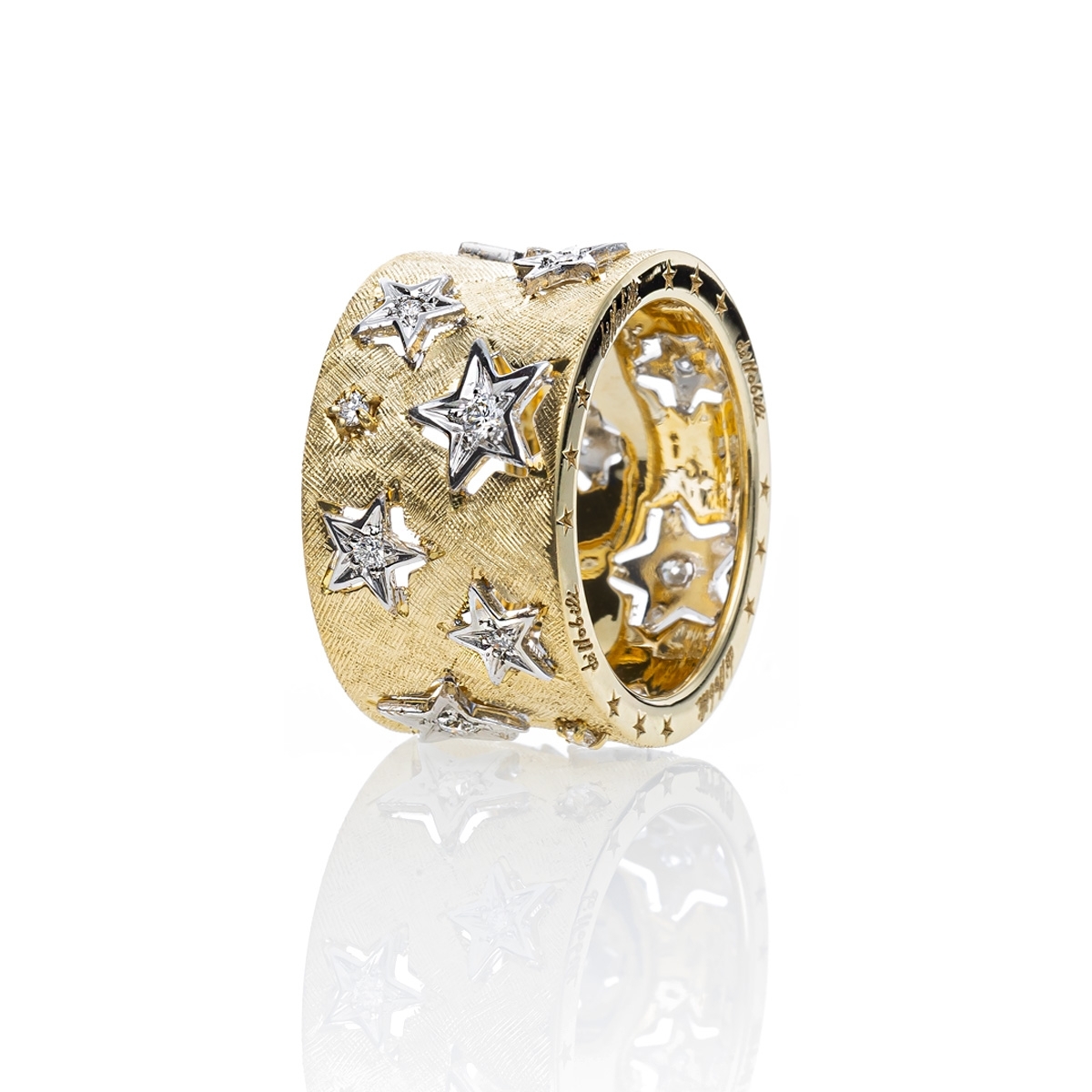 copy of Raggio di sole quadrato  piccolo gold18kt