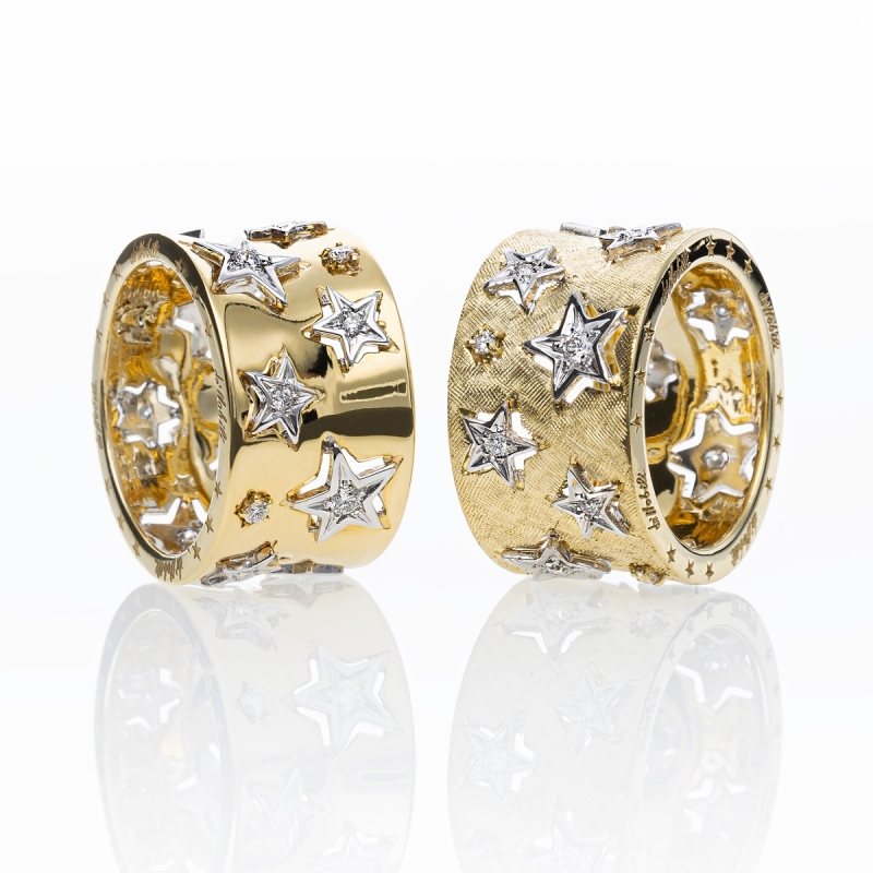 copy of Raggio di sole quadrato  piccolo gold18kt