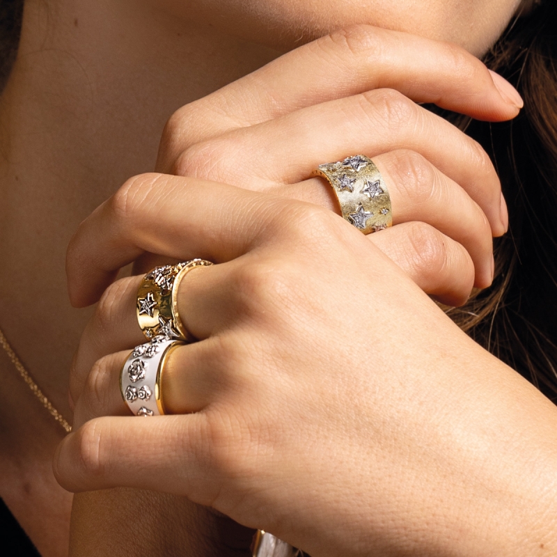 Anello Stella della Sera fascia