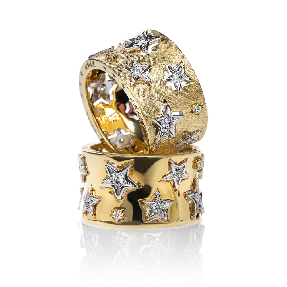 copy of Raggio di sole quadrato  piccolo gold18kt 2
