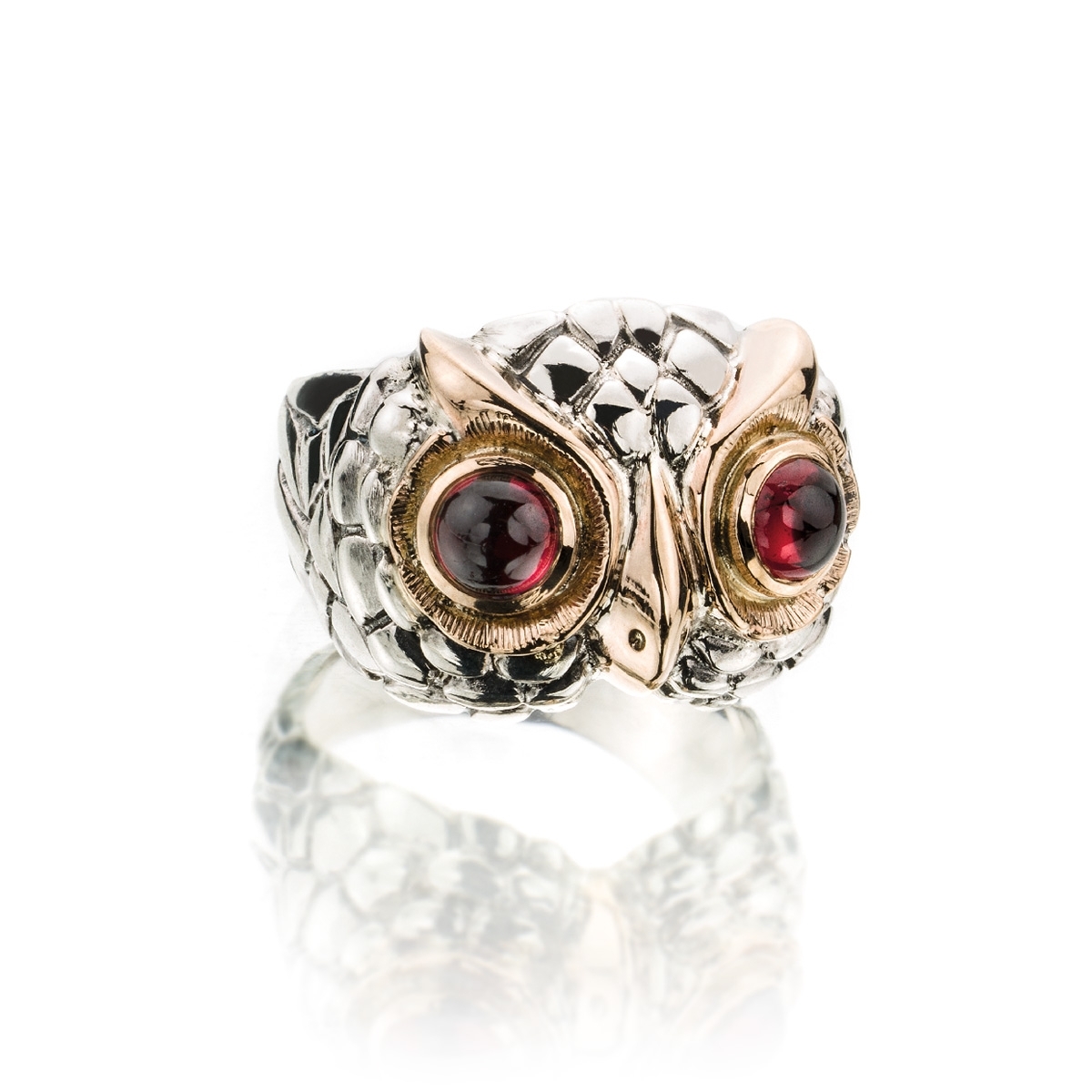 Anello Civetta new rosso