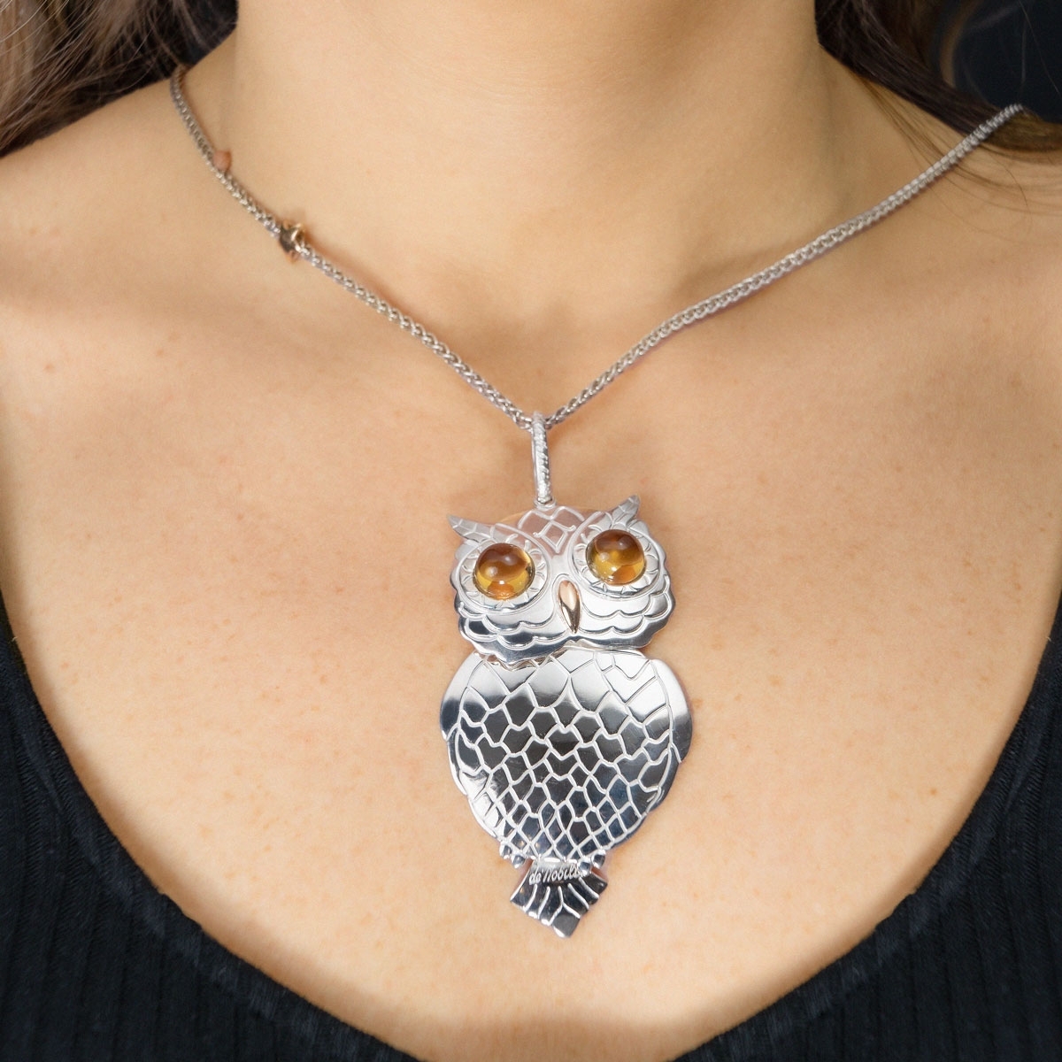 Civetta, big silver& gold9kt