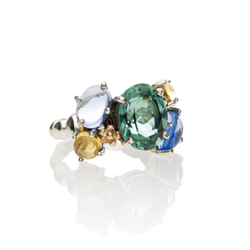 Positano silver&9ktgold