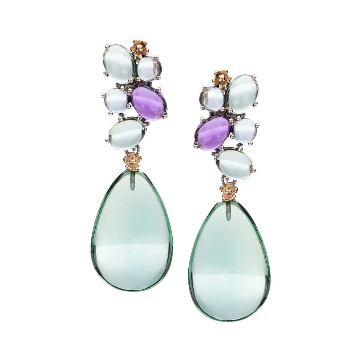 Positano large drop earrings