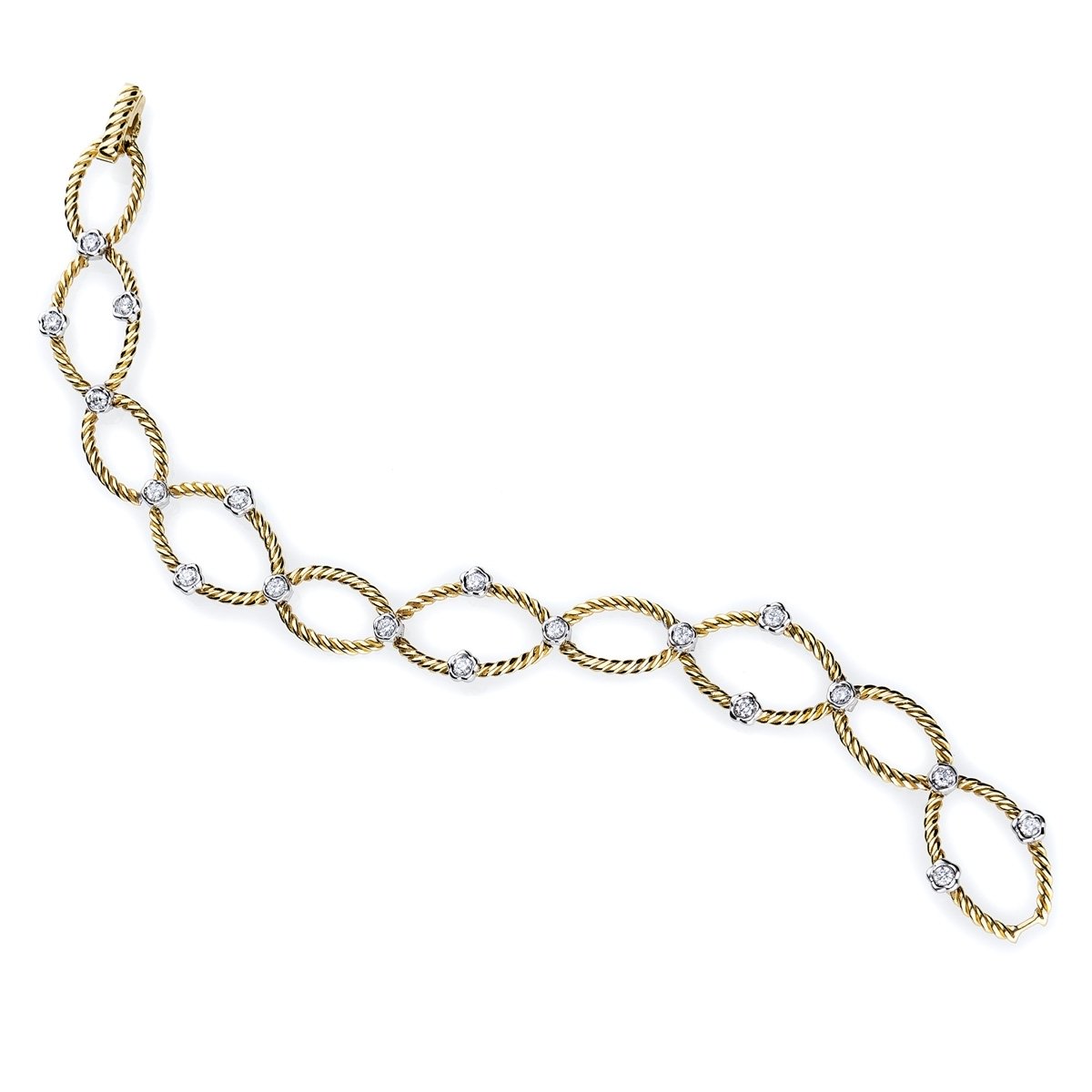 bracciale Intrecci ovali oro 18kt