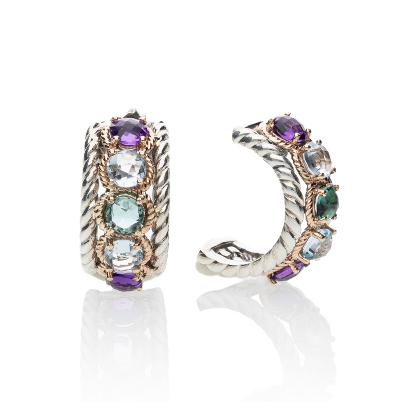 Orecchini Nodi fascia tondini