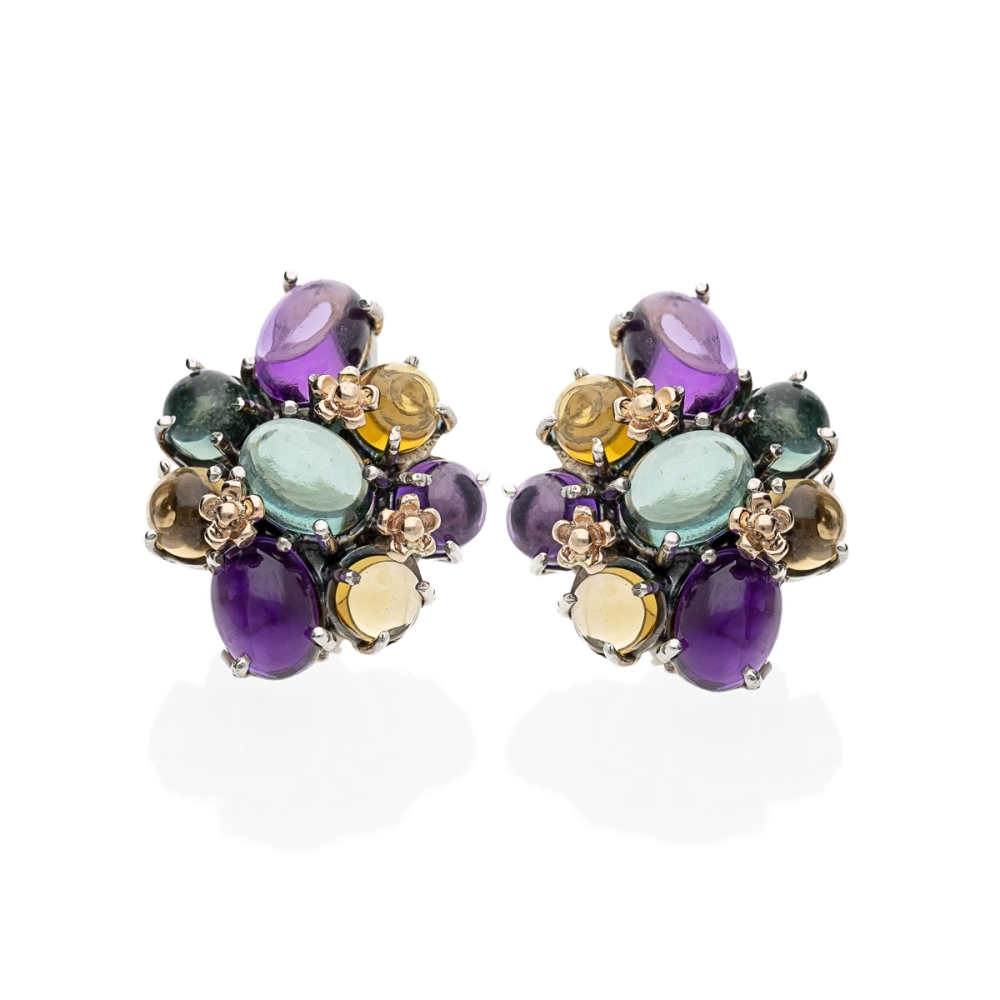 Positano lobe earrings