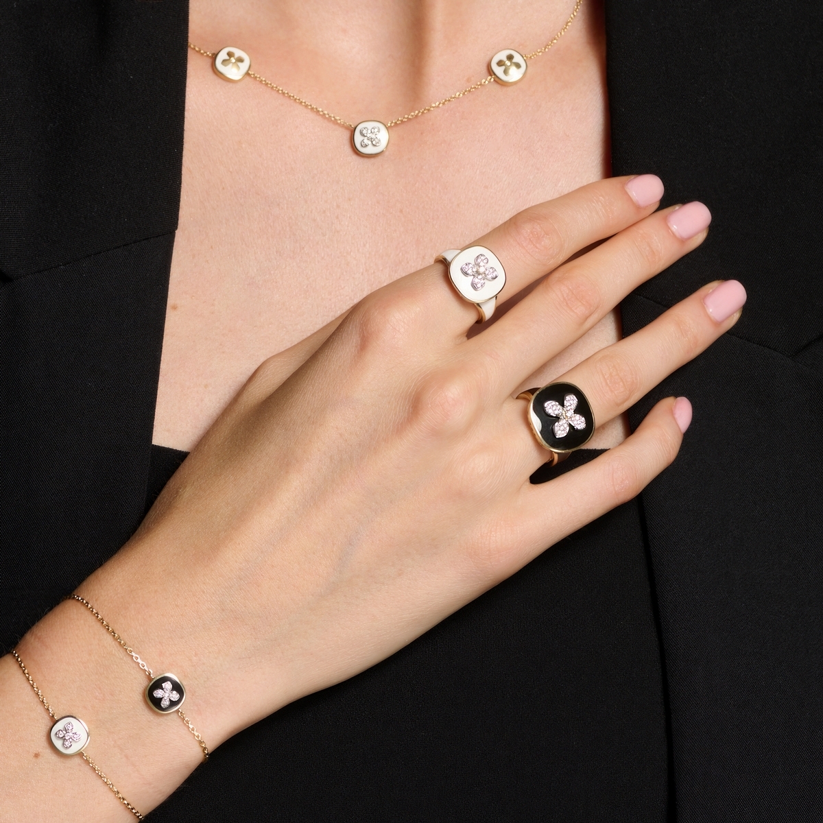 copy of Solitario Abbraccio gold18kt