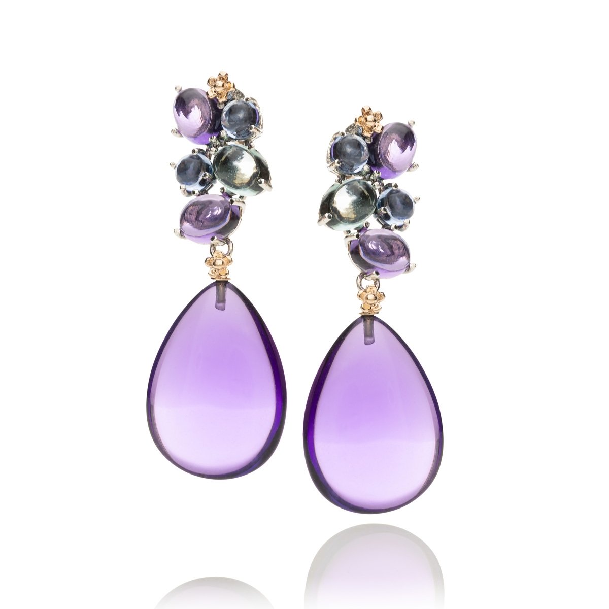 Positano large drop earrings