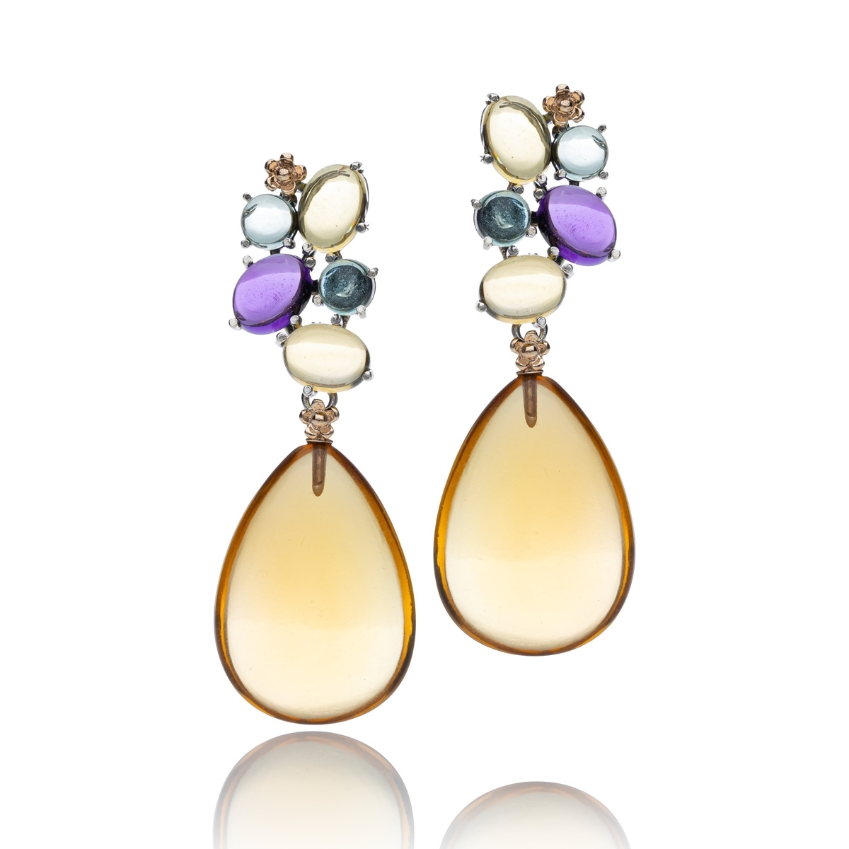 Positano large drop earrings