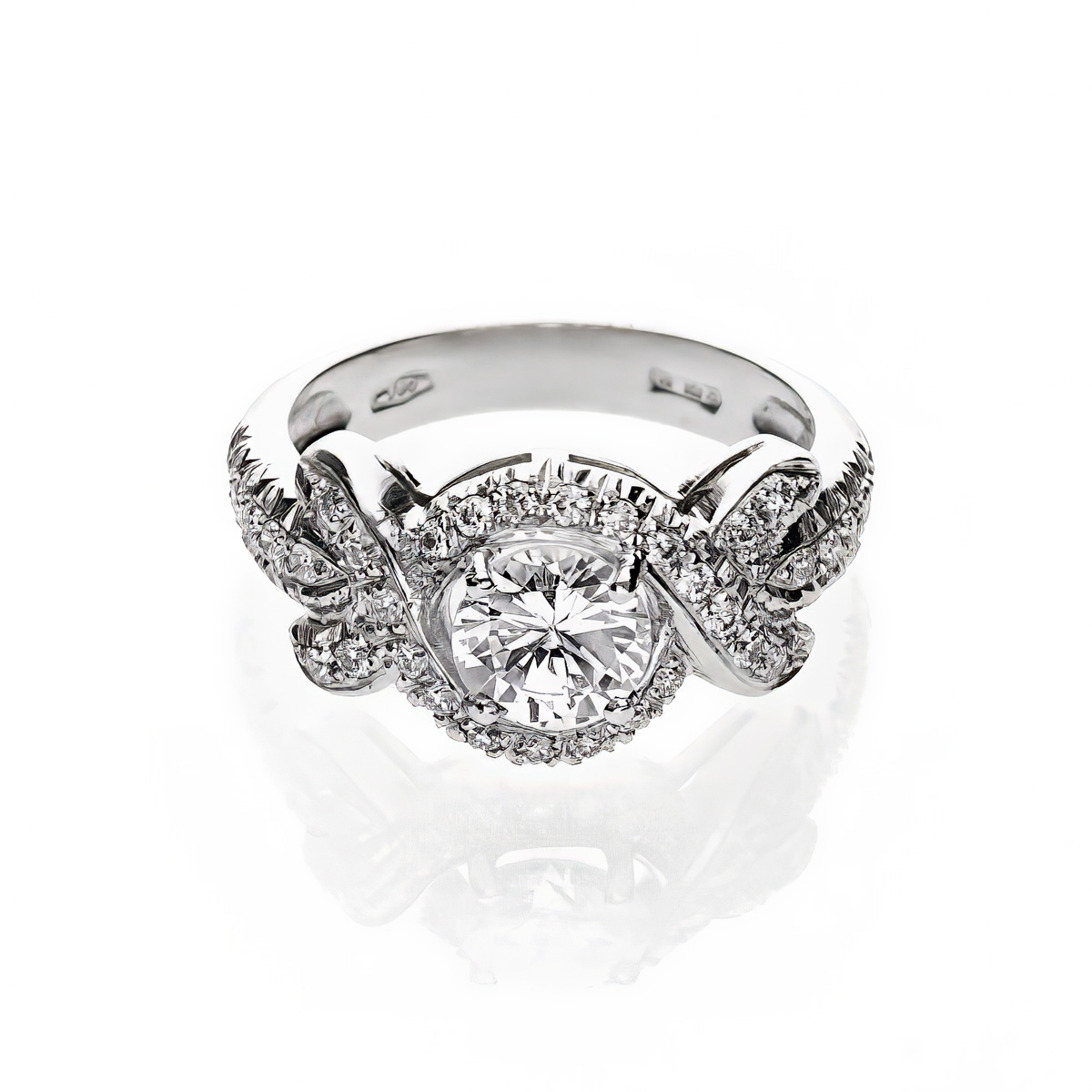 copy of Solitario Abbraccio gold18kt