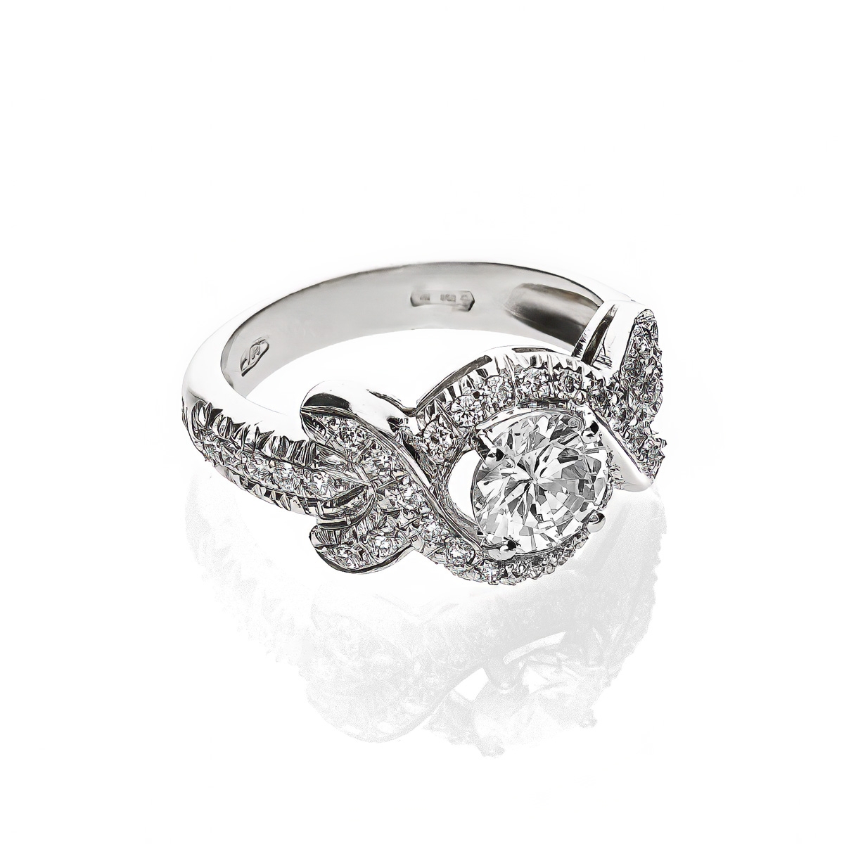 copy of Solitario Abbraccio gold18kt