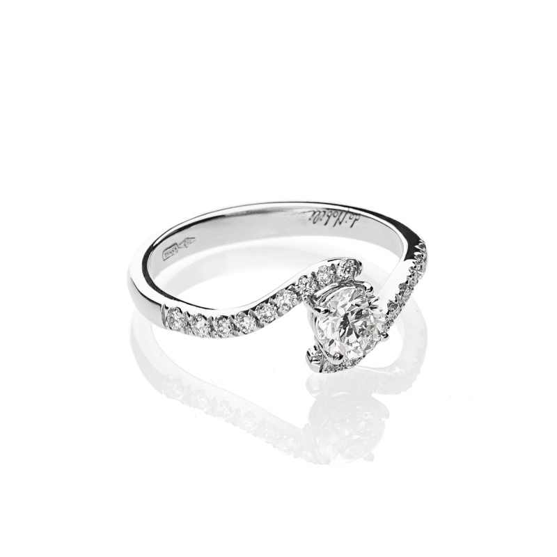 copy of Solitario Abbraccio gold18kt