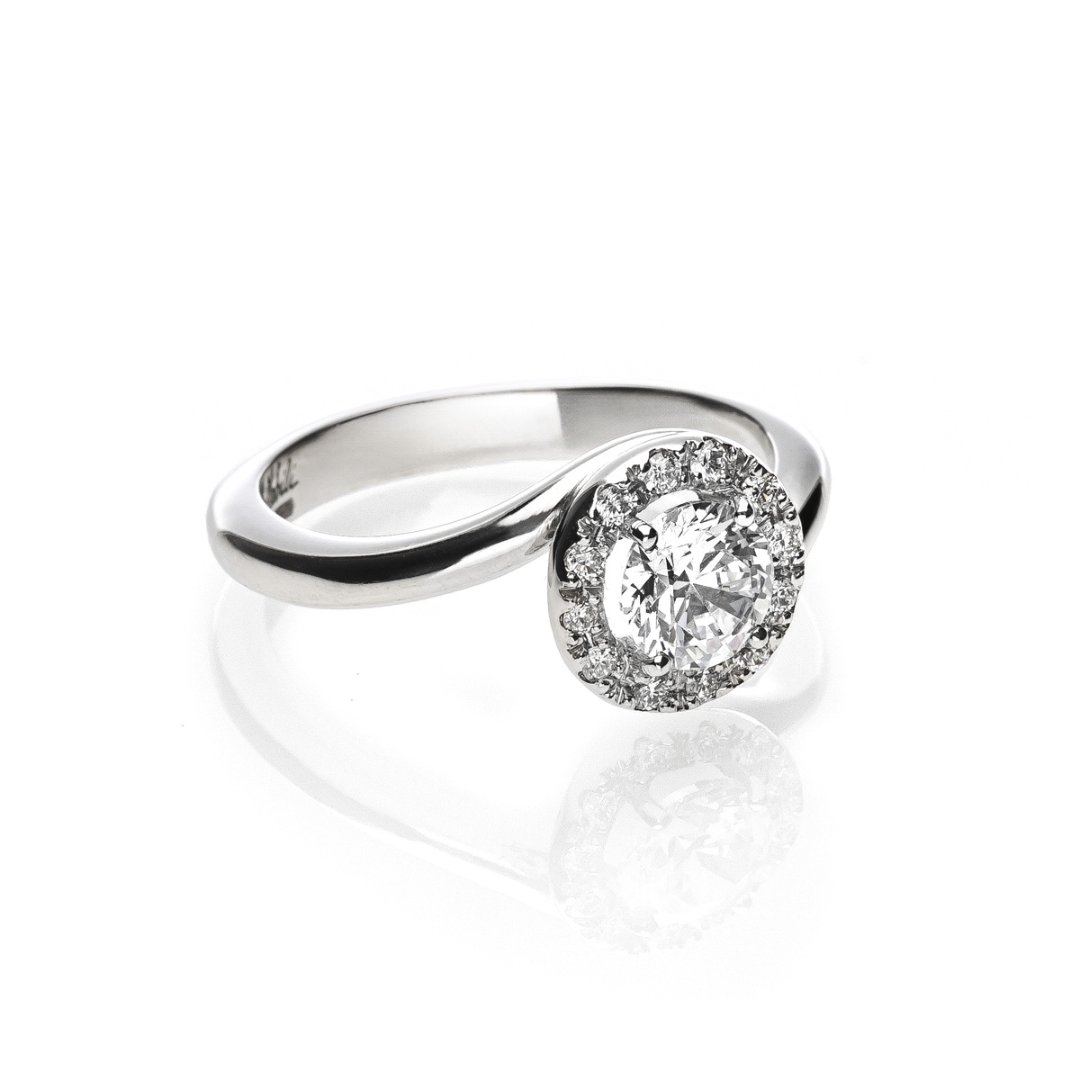 copy of Solitario Abbraccio gold18kt