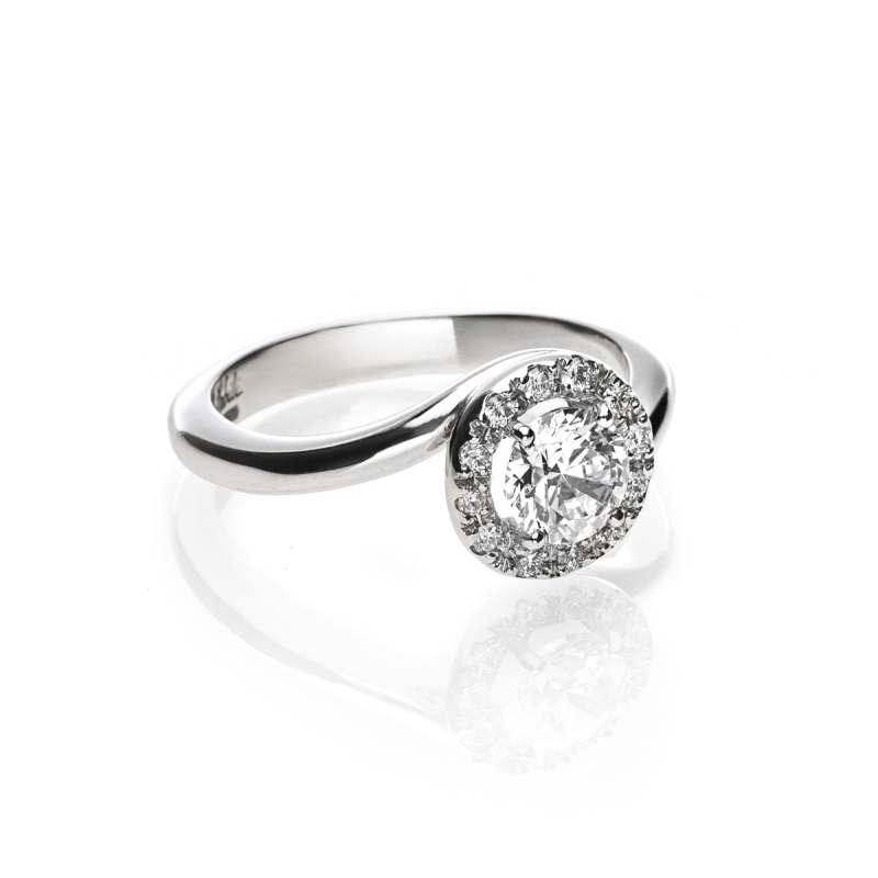 copy of Solitario Abbraccio gold18kt