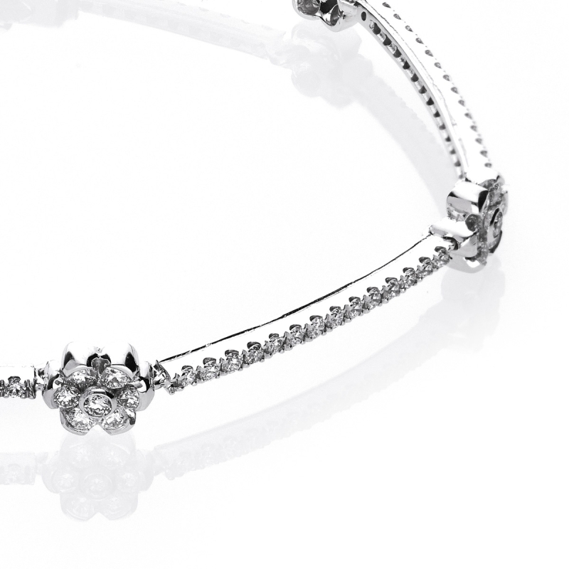 Bracciale bacchette e fiori