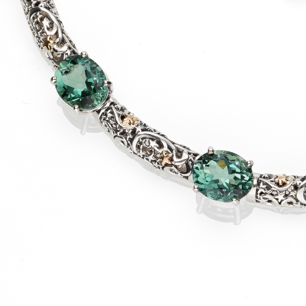 Collana Polvere di Stelle ponti piccoli con pietre