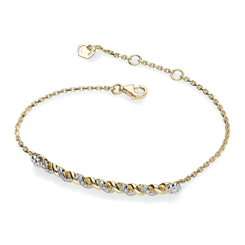 bracciale Intreccio fili oro 18kt