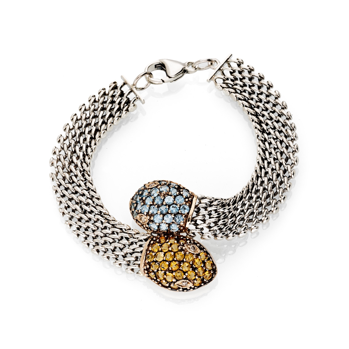 copy of Bracciale medievale grande gold18kt&silver