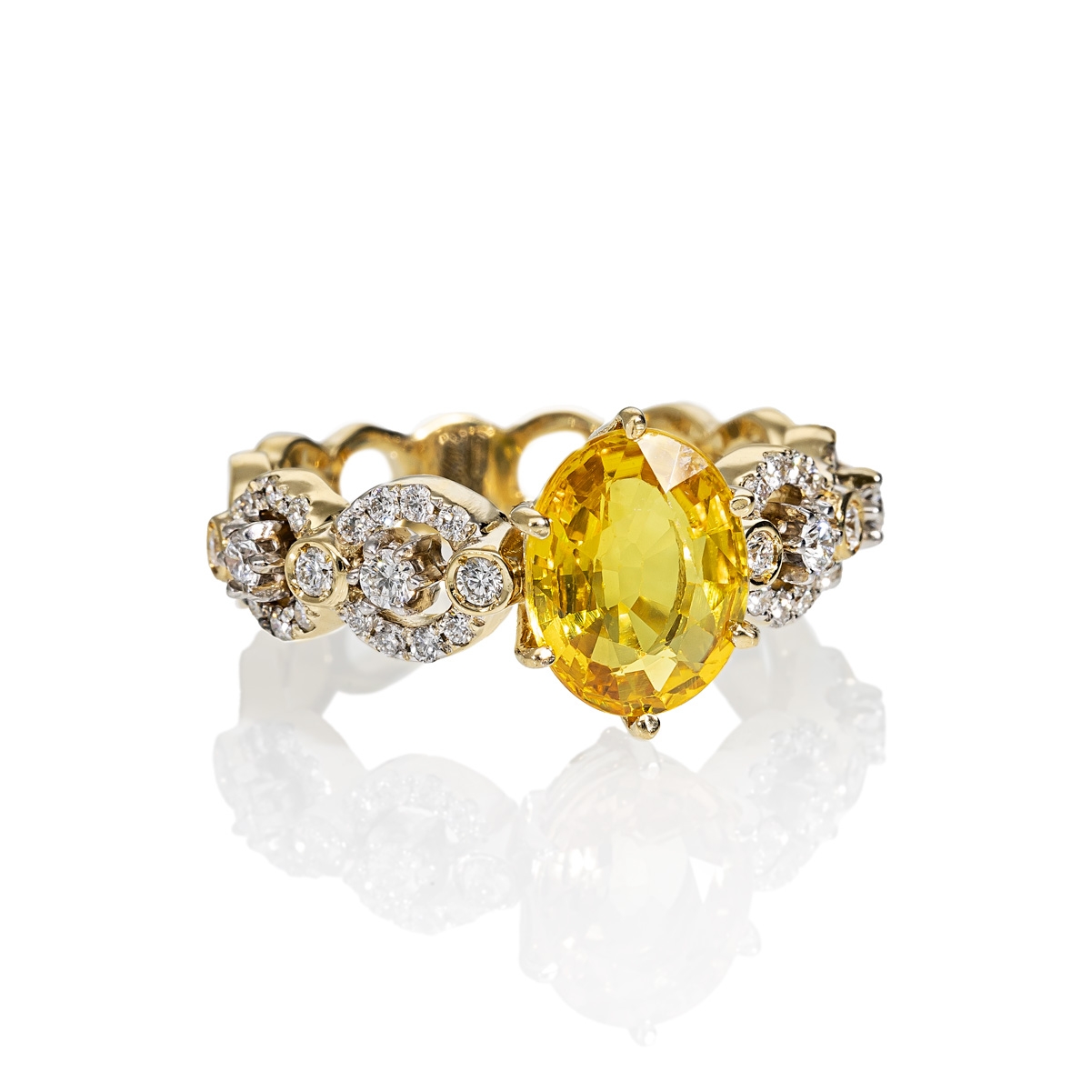 copy of Solitario Abbraccio gold18kt