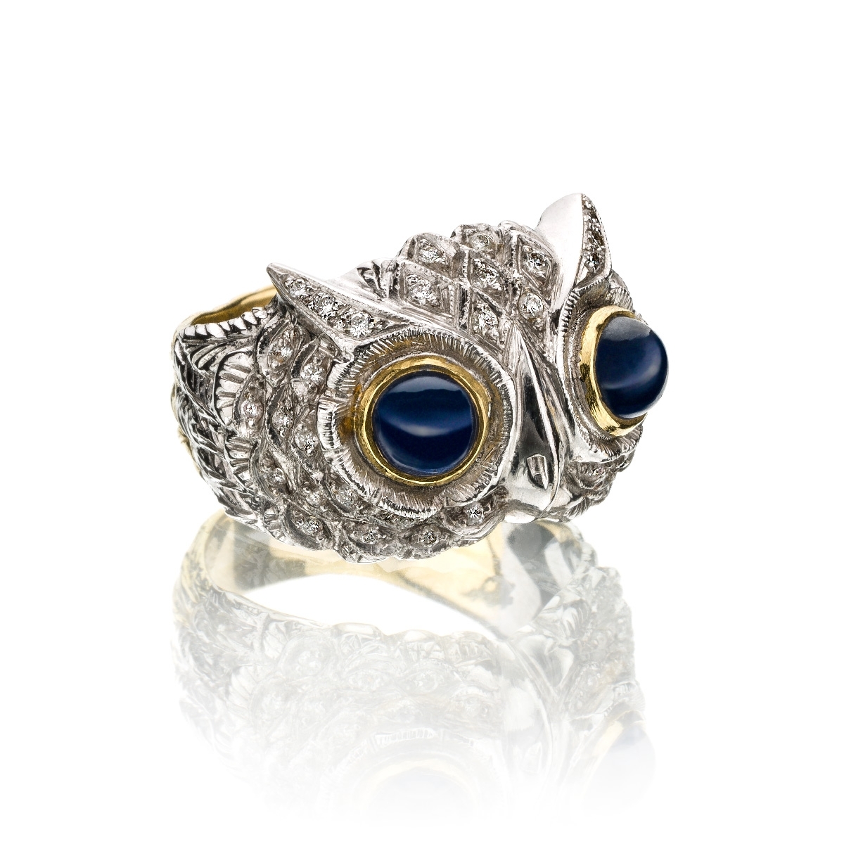 Anello Civetta Classic blu