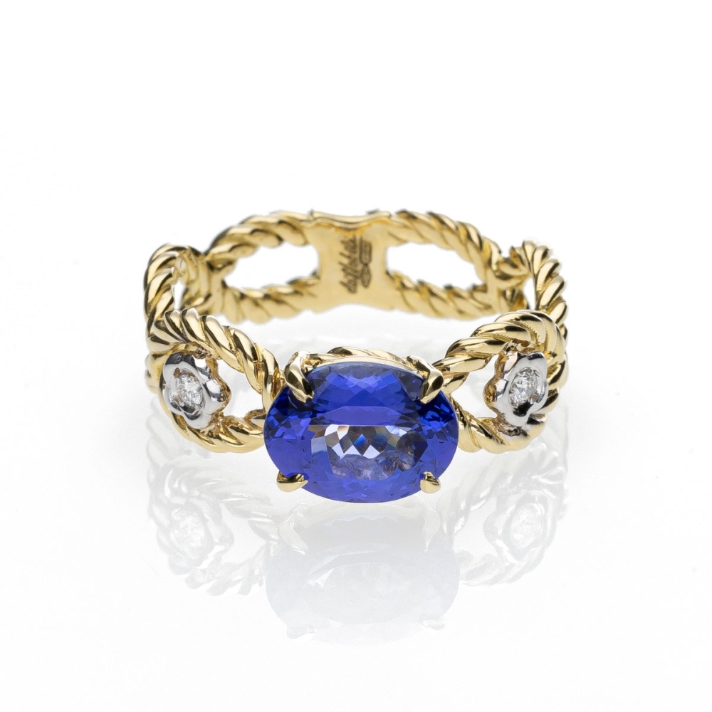 copy of Intreccio 5 fili fiori oro 18kt 2