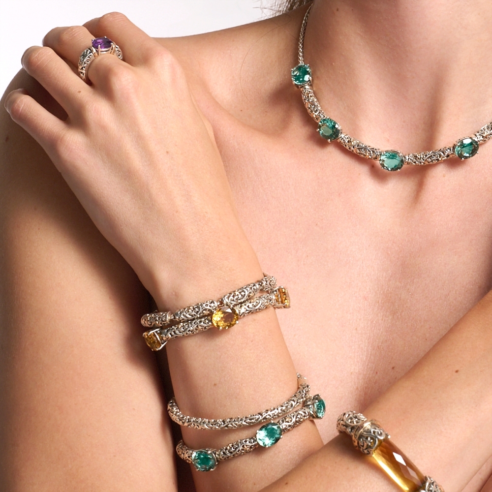 Bracciale Polvere di Stelle ponti con pietre 2