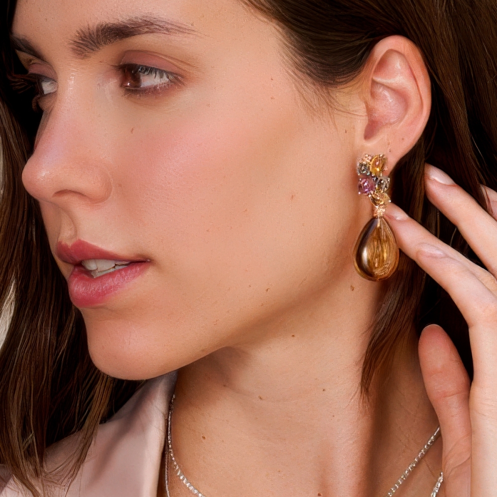 Positano large drop earrings 2