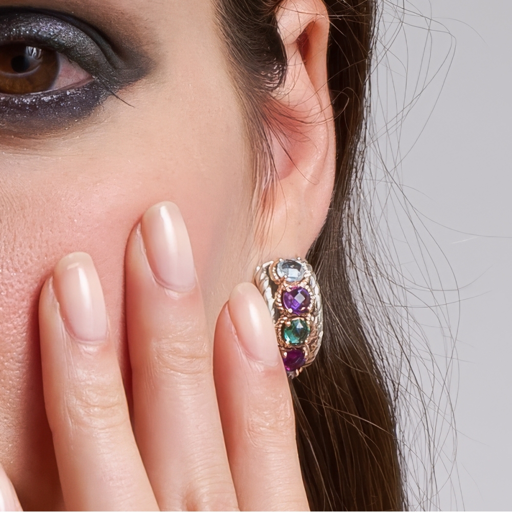 Orecchini Nodi fascia tondini 2