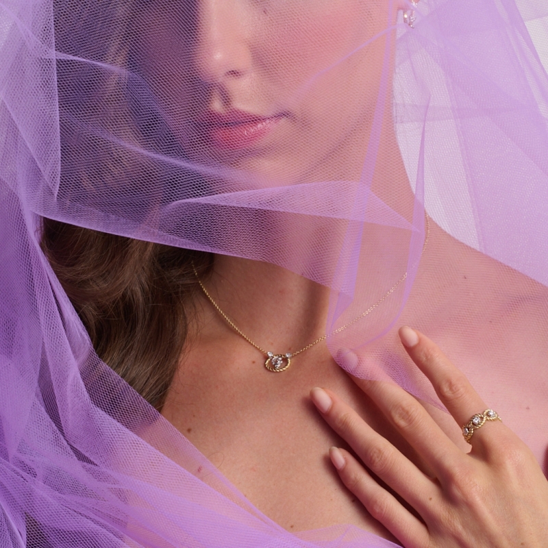 copy of Intreccio 5 fili fiori oro 18kt