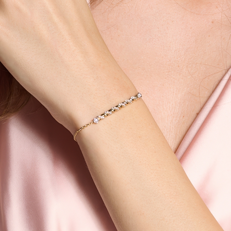 bracciale Intreccio fili oro 18kt