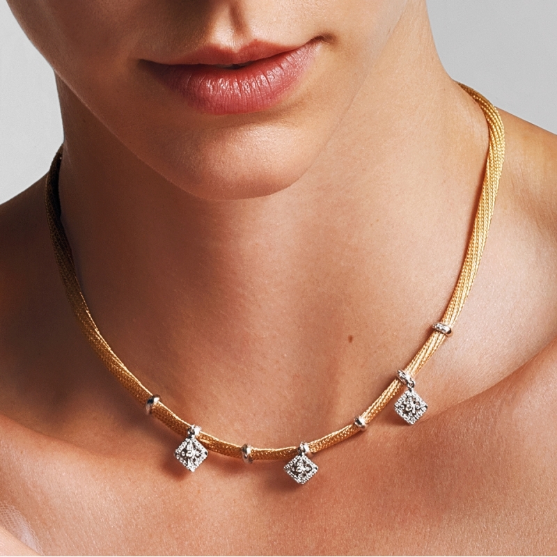 Collana Raggio di Sole quadratini