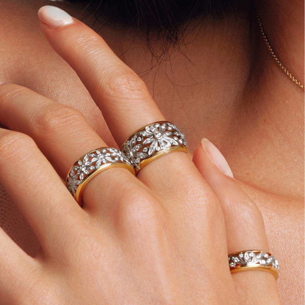 copy of Raggio di sole fascia  piccolo gold18kt 2