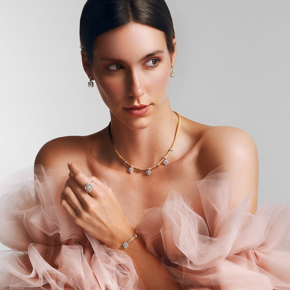 Collana Raggio di Sole quadratini