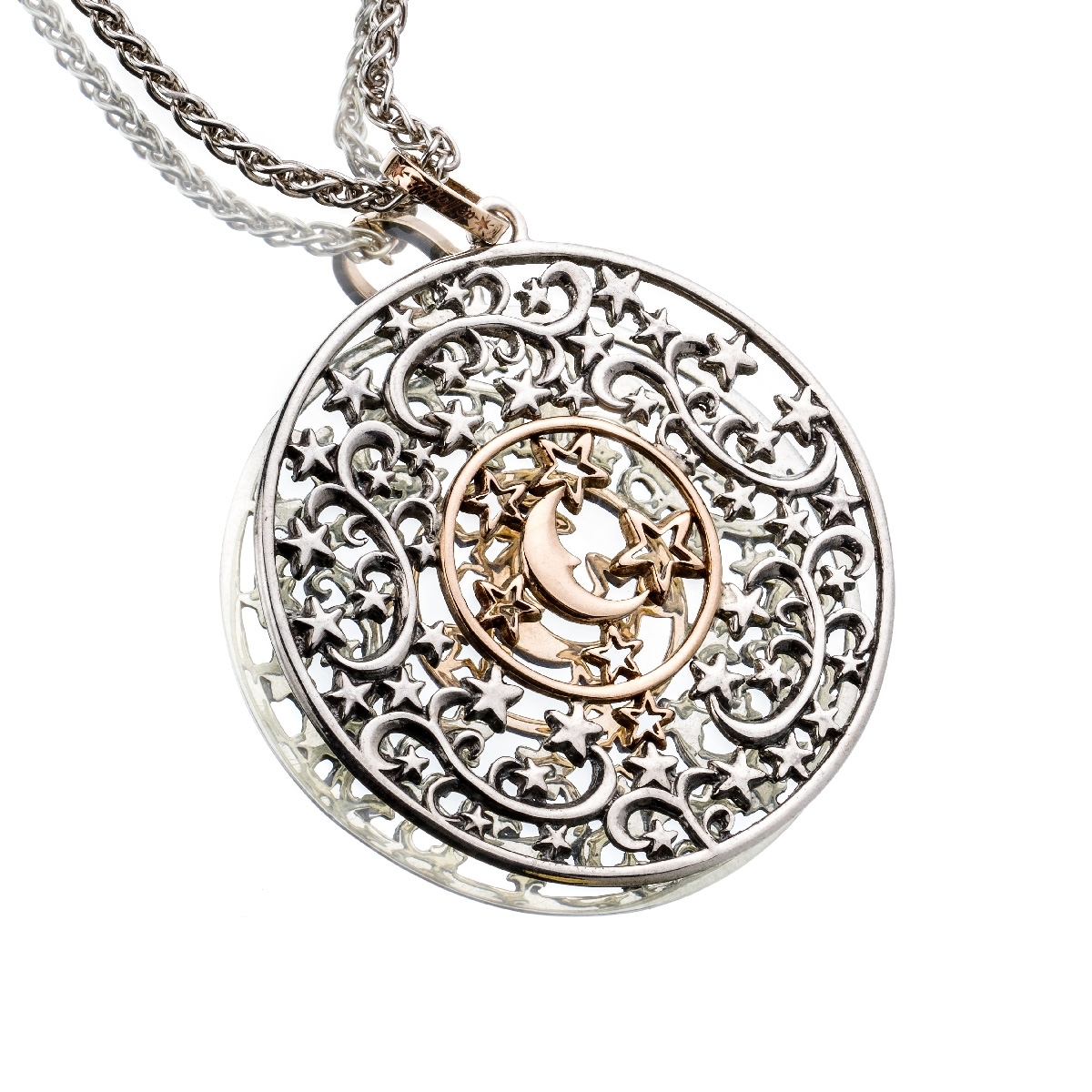 Polvere di Stelle moon pendant