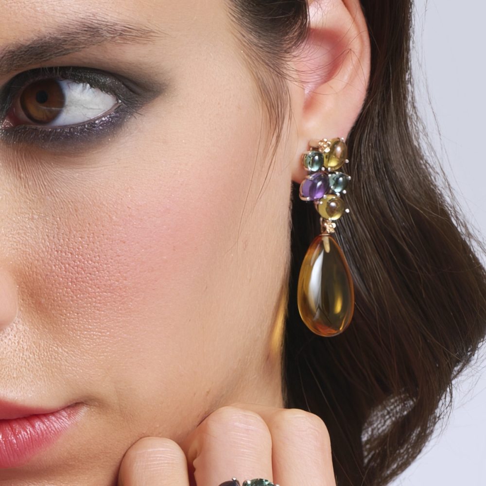 Positano large drop earrings 2